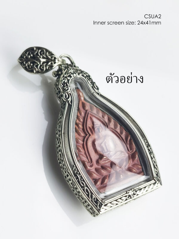 CSUA2Silver925 Chao Sua amulet casing 24x41mm - Image 12