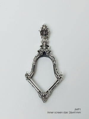 JMP1Silver925 Jumpee Pim Yai amulet casing 26x41mm