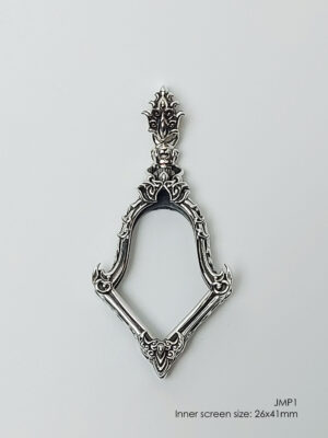 JMP1Silver925 Jumpee Pim Yai amulet casing 26x41mm
