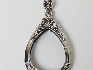 KTNUSilver925 Katanyu amulet casing 27x33mm