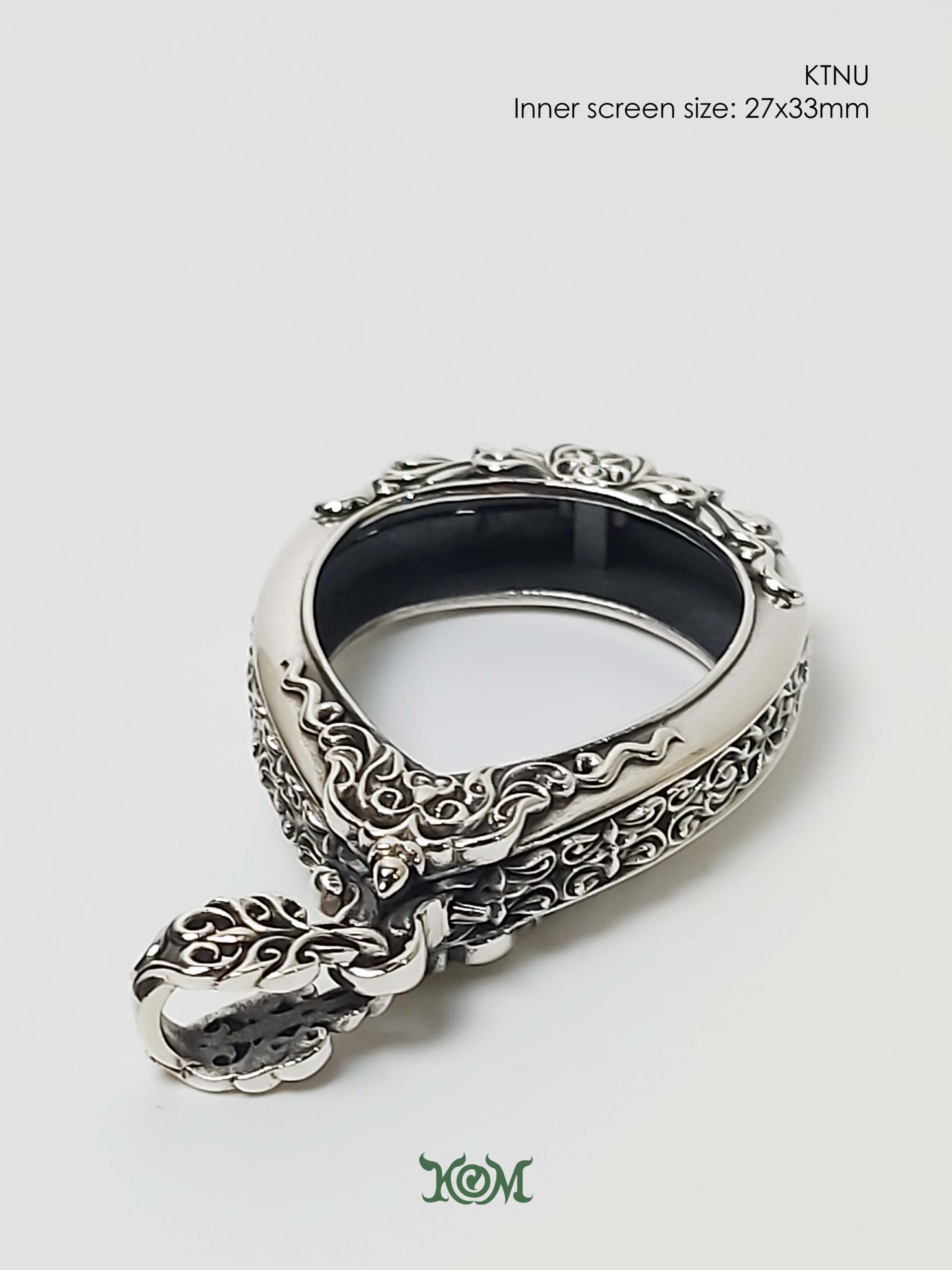 KTNUSilver925 Katanyu amulet casing 27x33mm - Image 7