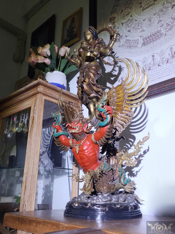 ประติมากรรม หายากและน่าสะสม มหาสุบรรณลักษมี (Maha Suvarna Lakshmi)หมายเลข ED.3/15(แดง)พ.ศ.2564 - Image 6