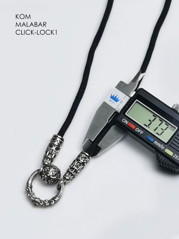 KOM Malabar Tree whitebrass rope necklace with Click-Lock 1 Spring - Image 5
