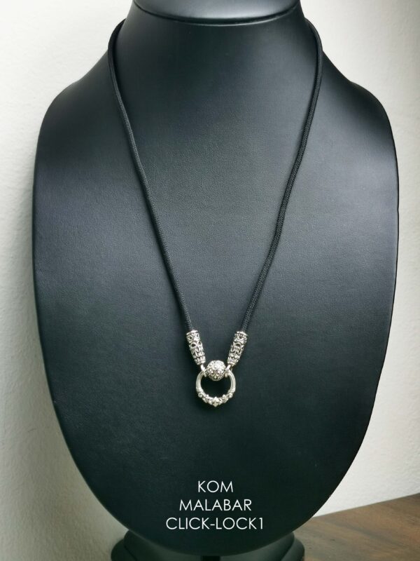 KOM Malabar Tree whitebrass rope necklace with Click-Lock 1 Spring - Image 12