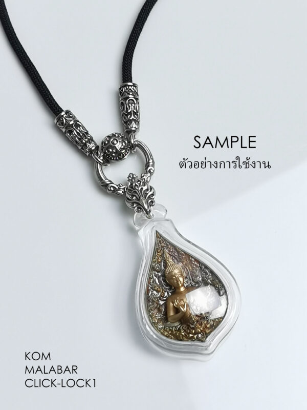 KOM Malabar Tree whitebrass rope necklace with Click-Lock 1 Spring - Image 11