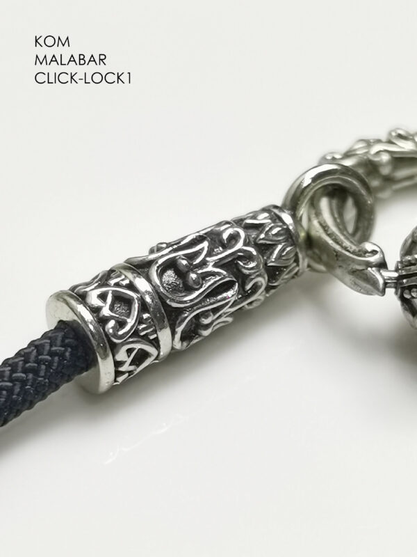 KOM Malabar Tree whitebrass rope necklace with Click-Lock 1 Spring - Image 8