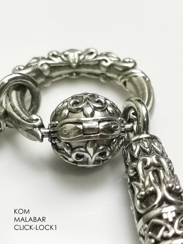 KOM Malabar Tree whitebrass rope necklace with Click-Lock 1 Spring - Image 7