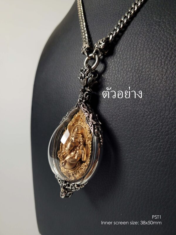 PST1Silver925 Phothisat1 amulet casing 38x50mm - Image 7