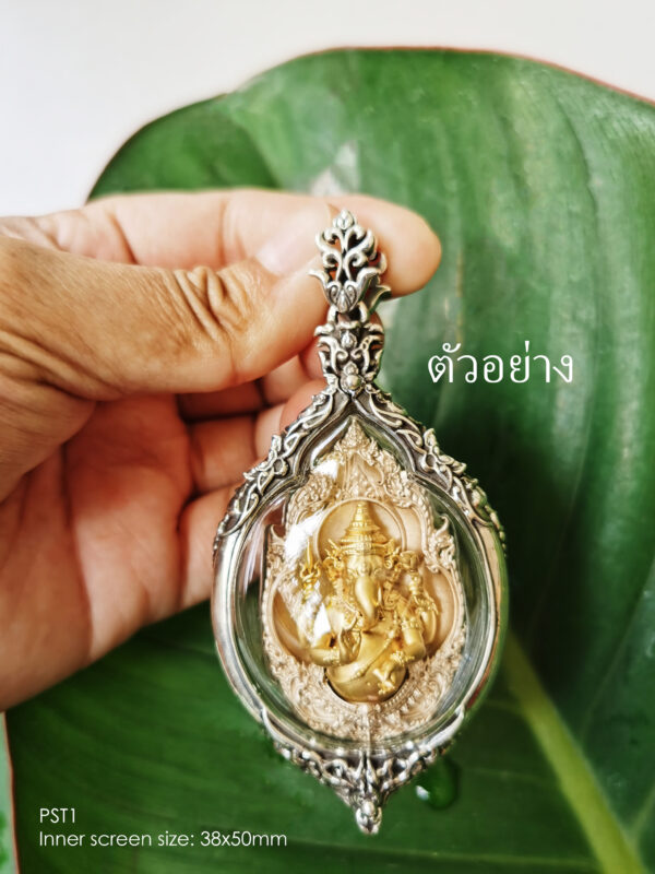 PST1Silver925 Phothisat1 amulet casing 38x50mm - Image 5
