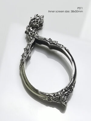 PST1Whitebrass Phothisat1 amulet casing 38x50mm