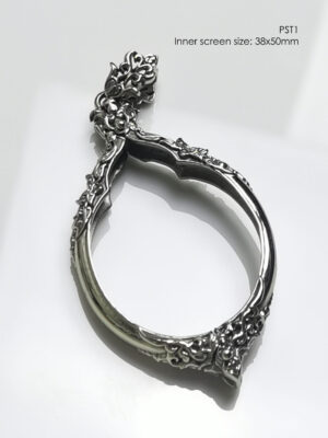 PST1Whitebrass Phothisat1 amulet casing 38x50mm