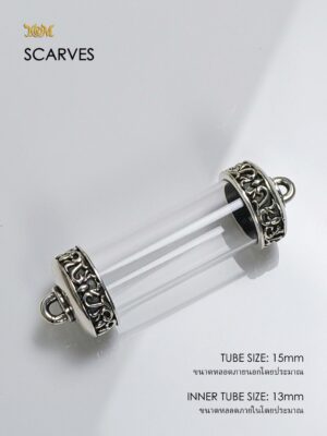 SCARVES15Silver925 Scarves Silver925 Takrud casing tube size 15mm