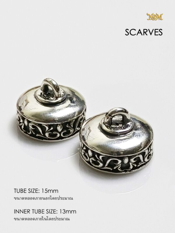 SCARVES15Silver925 Scarves Silver925 Takrud casing tube size 15mm - Image 7