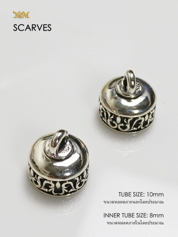 SCARVES10Silver925 Scarves Silver925 Takrud casing tube size 10mm - Image 7