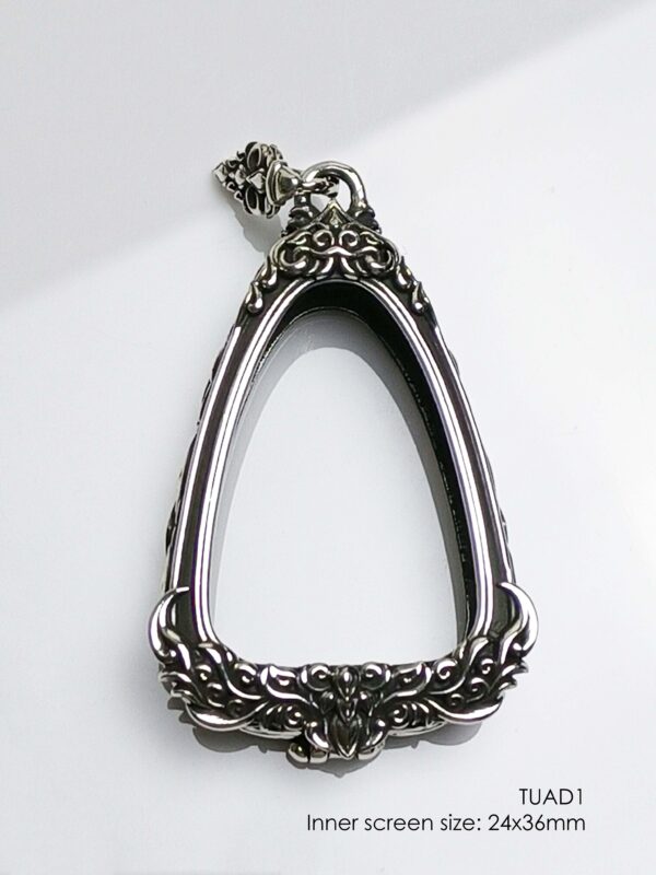 TUAD1Silver925 LP Tuad amulet casing inner screen size 24x36mm