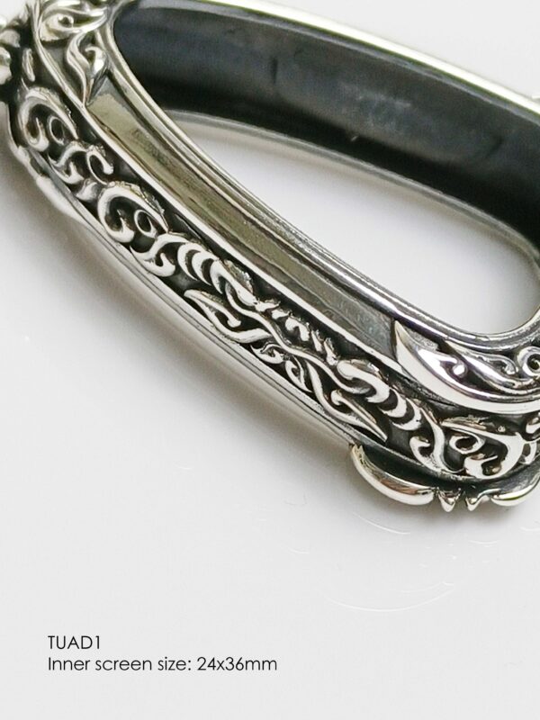 TUAD1Silver925 LP Tuad amulet casing inner screen size 24x36mm - Image 6
