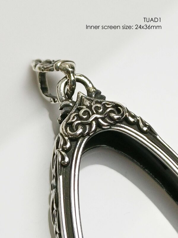 TUAD1Silver925 LP Tuad amulet casing inner screen size 24x36mm - Image 5