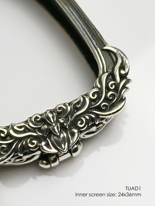 TUAD1Silver925 LP Tuad amulet casing inner screen size 24x36mm - Image 4