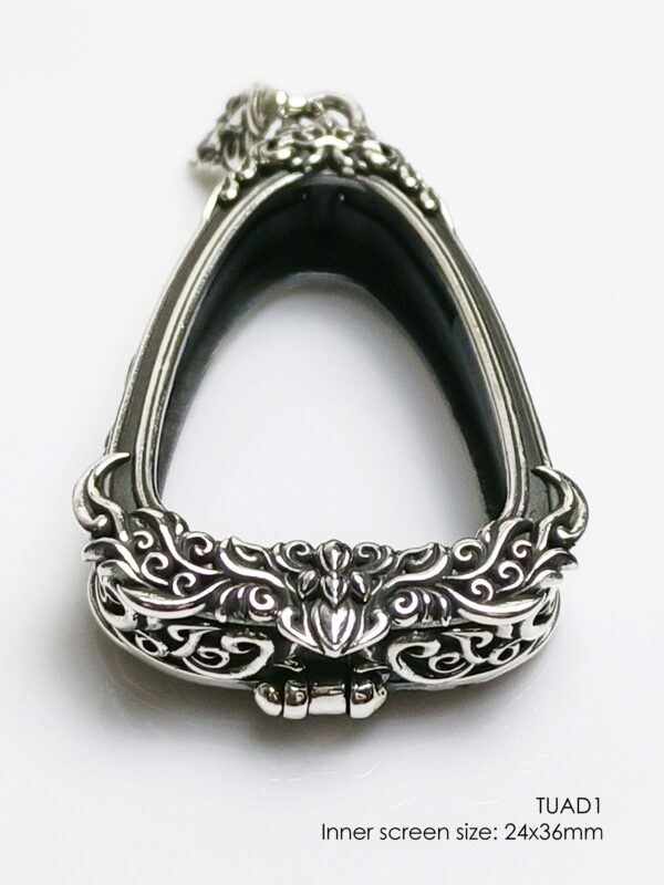 TUAD1Silver925 LP Tuad amulet casing inner screen size 24x36mm - Image 13