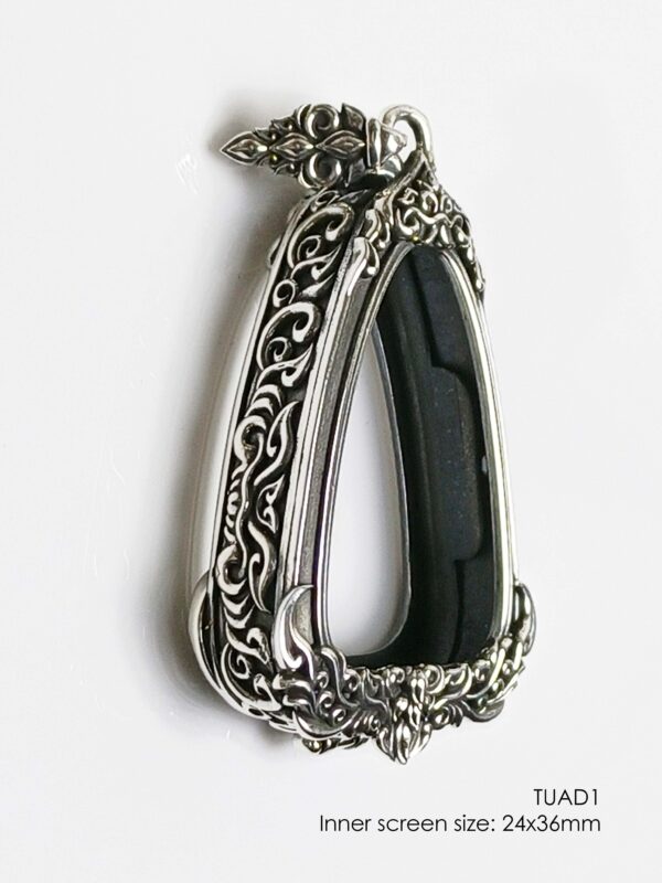 TUAD1Silver925 LP Tuad amulet casing inner screen size 24x36mm - Image 11