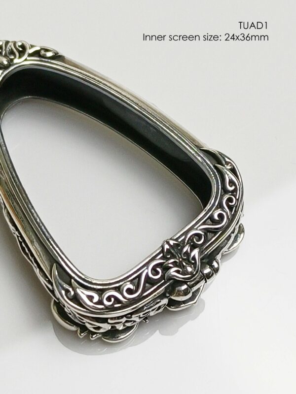 TUAD1Silver925 LP Tuad amulet casing inner screen size 24x36mm - Image 7