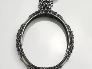 NATYASilver925 oval amulet casing 34x40mm