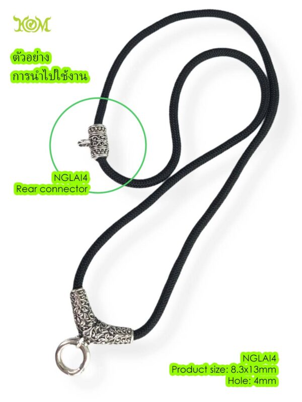 NGLAI4Silver925 amulet rear connector - Image 3