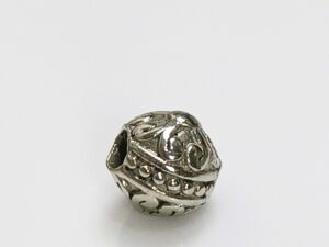 SPACER01Whitebrass decorative bead spacer for bracelet