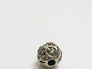 SPACER02Whitebrass decorative bead spacer for bracelet