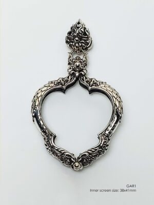 GAR1Silver925 Garuda1 amulet casing 38x41mm