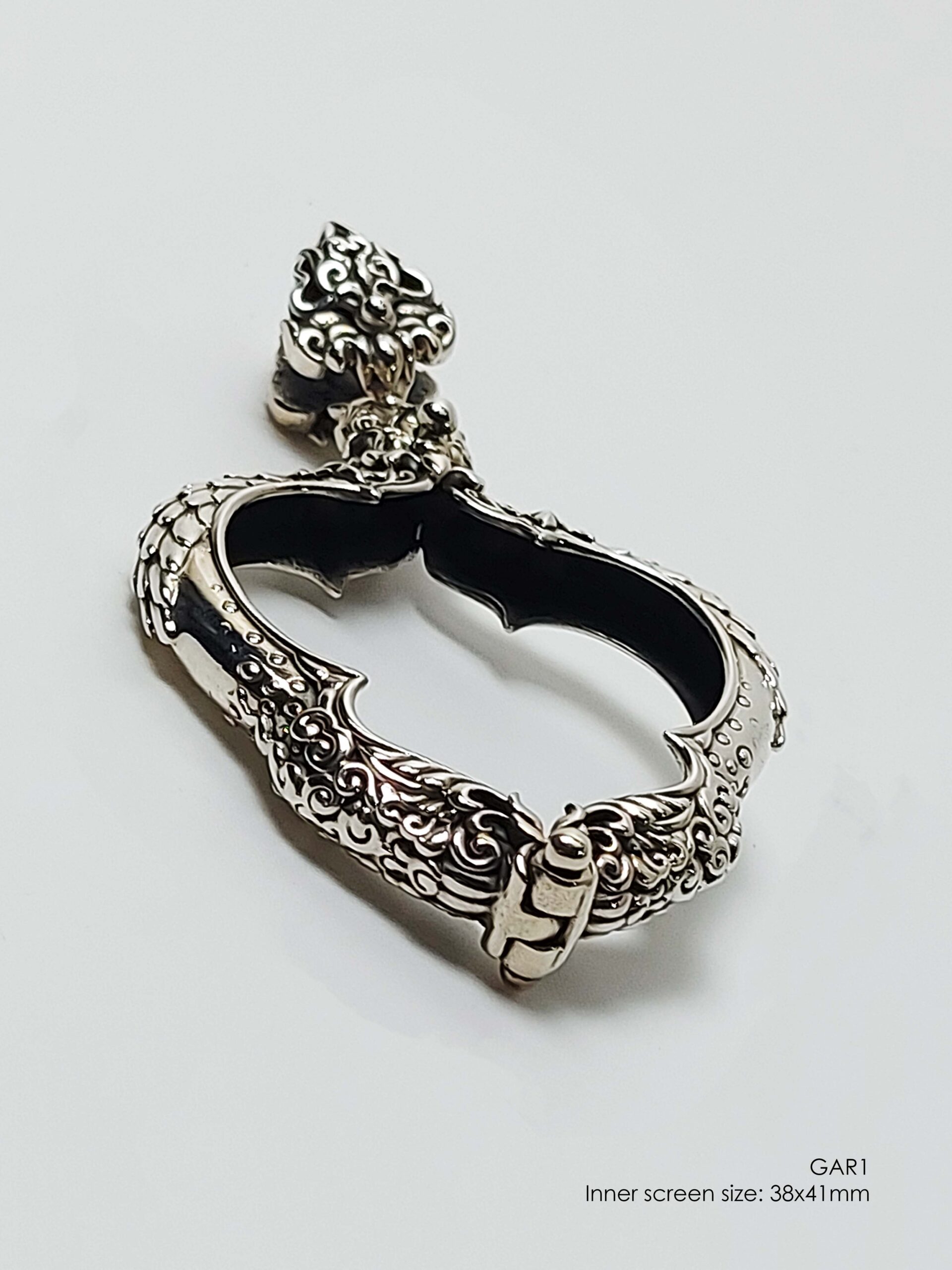 GAR1Silver925 Garuda1 amulet casing 38x41mm - Image 5