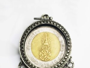 PS3RND10Silver925 round amulet casing inner diameter 26mm