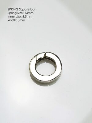 SPRING Bar Round Silver925 size 14mm