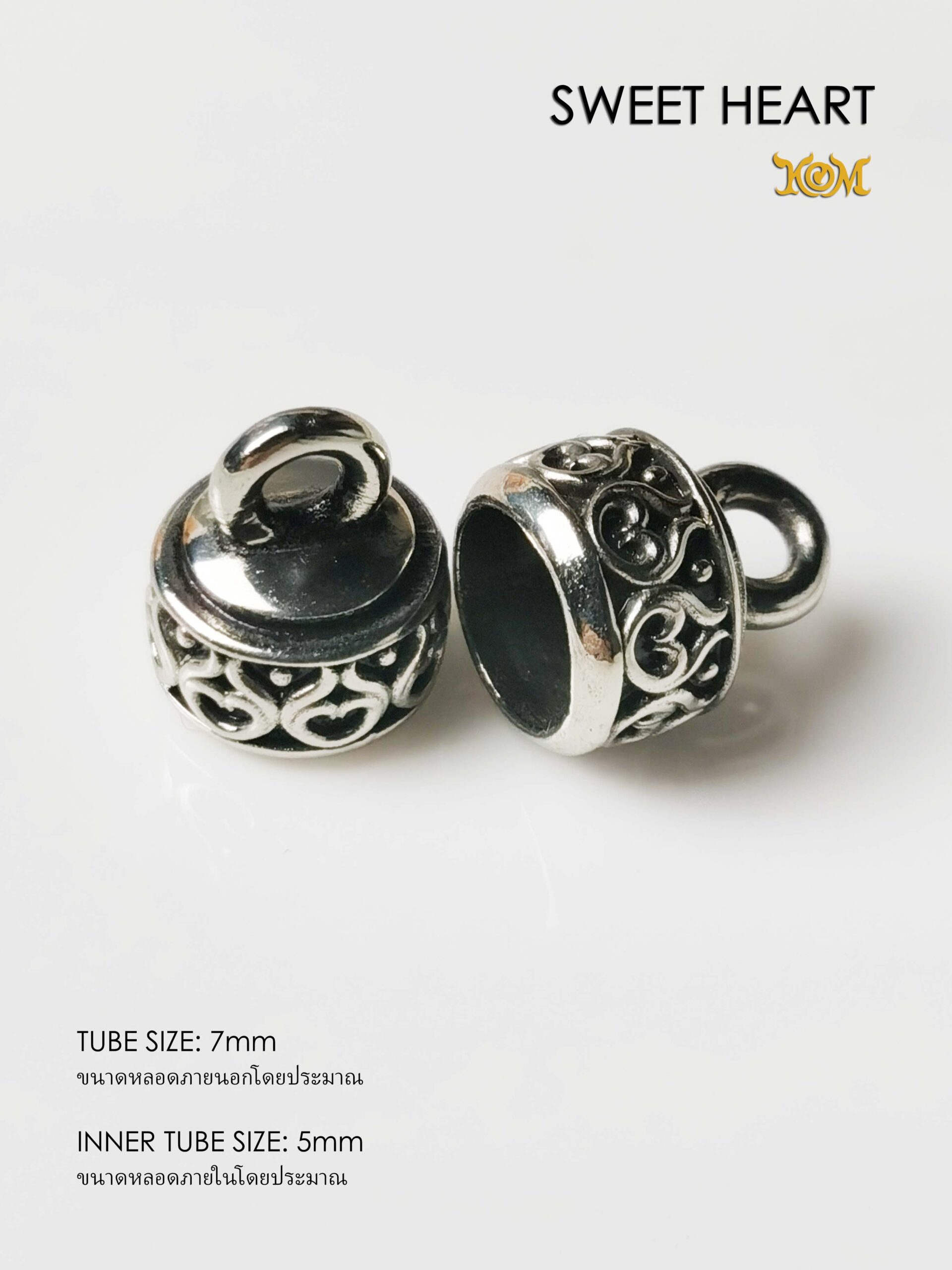 SWEETHEARTWB07 Sweet Heart Whitebrass Takrud casing tube size 7mm - Image 7