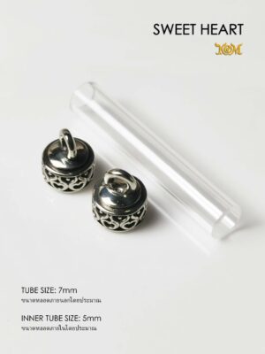 SWEETHEARTWB07 Sweet Heart Whitebrass Takrud casing tube size 7mm