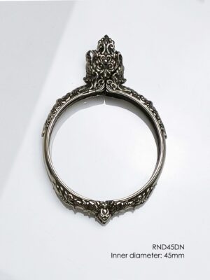 RND45DNWhitebrass Double Naga round casing 45mm