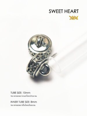 SWEETHEARTWB10 Sweet Heart Whitebrass Takrud casing tube size 10mm