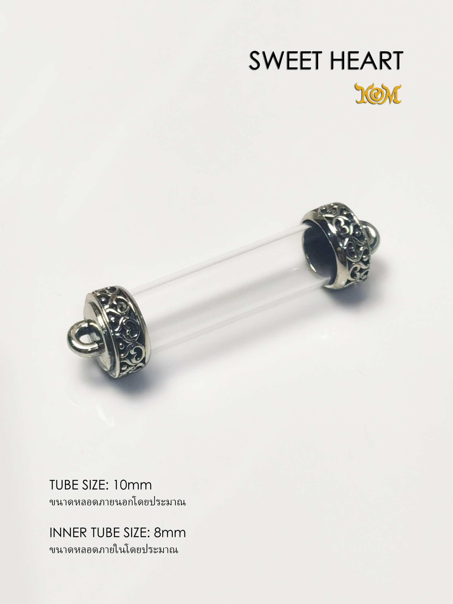 SWEETHEARTWB10 Sweet Heart Whitebrass Takrud casing tube size 10mm - Image 10