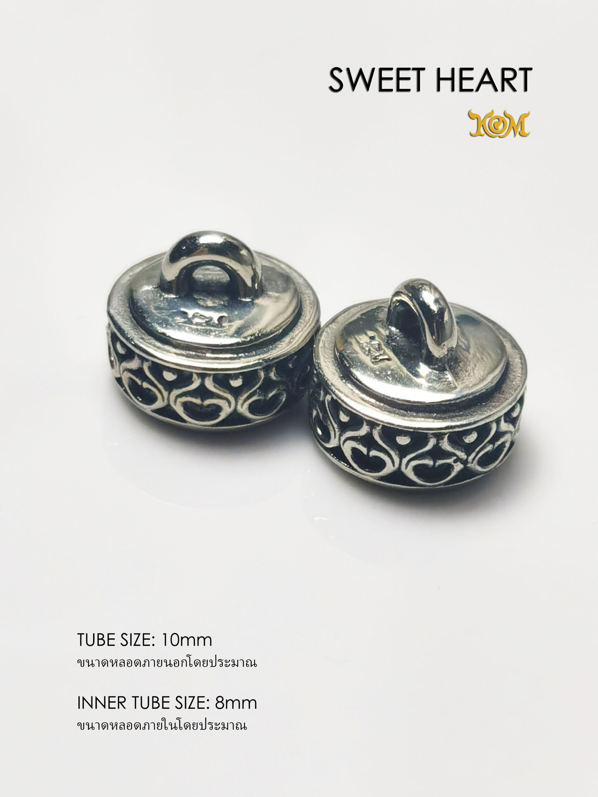 SWEETHEARTWB10 Sweet Heart Whitebrass Takrud casing tube size 10mm - Image 8