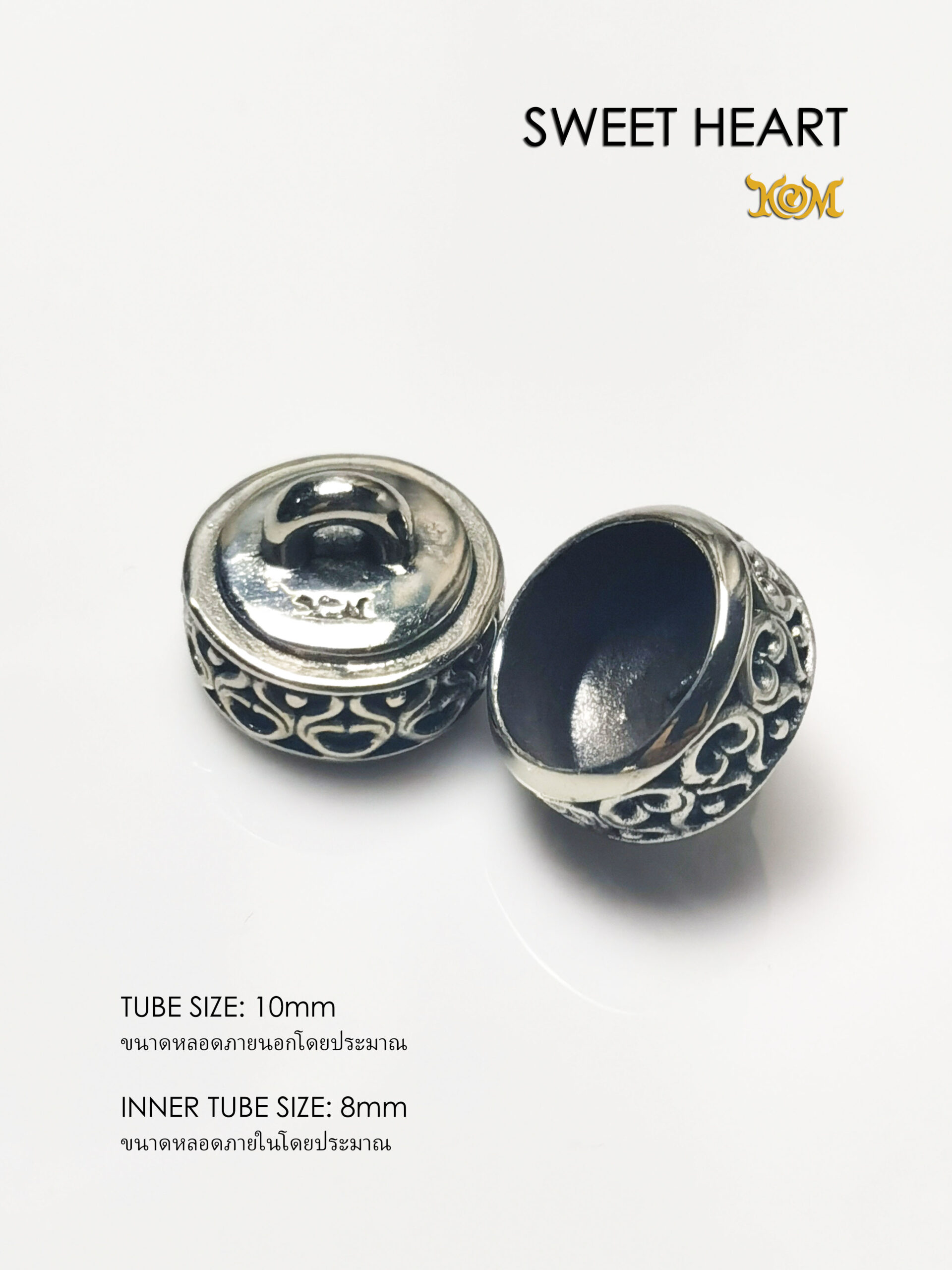 SWEETHEARTWB10 Sweet Heart Whitebrass Takrud casing tube size 10mm - Image 6