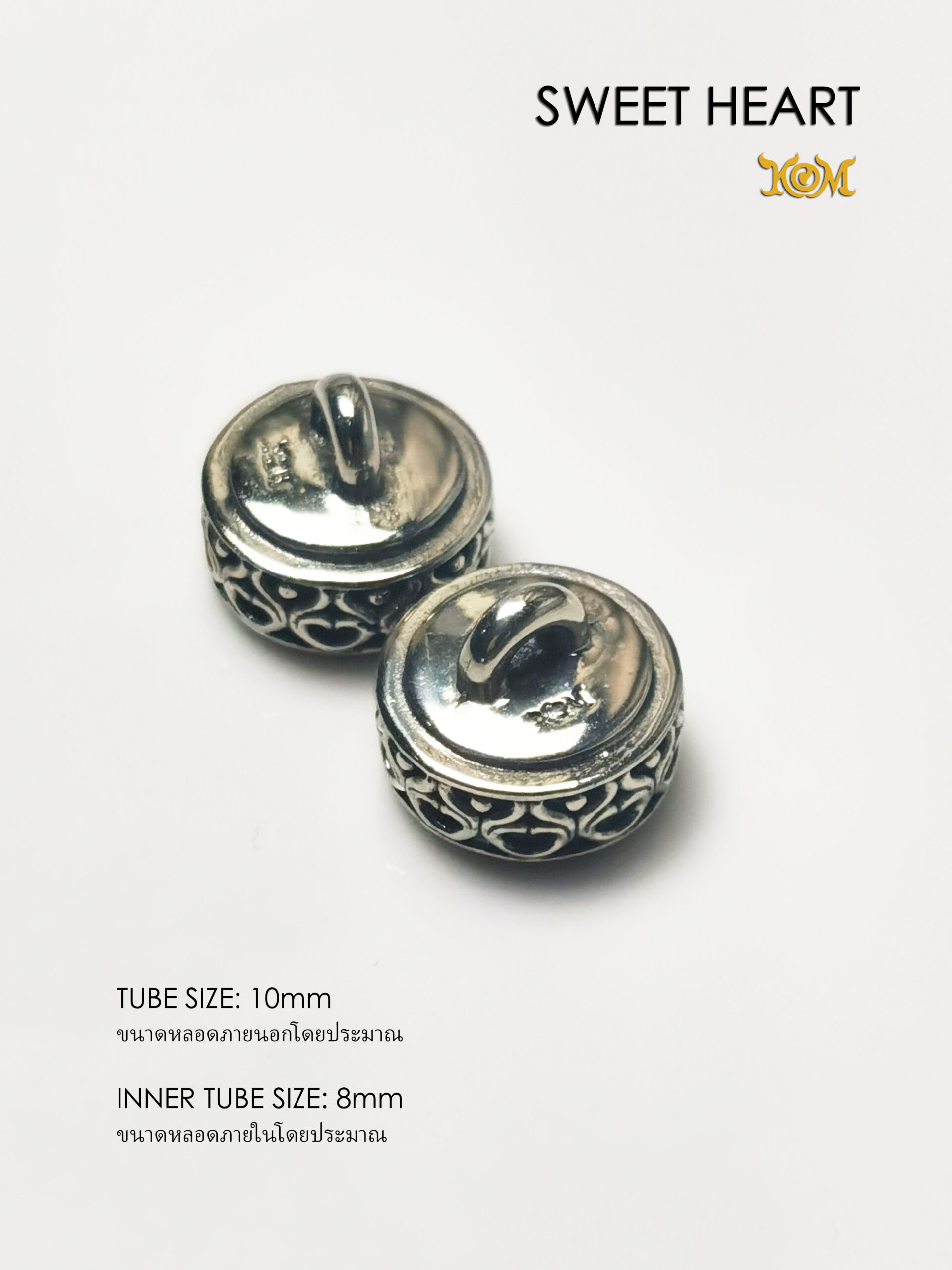 SWEETHEARTWB10 Sweet Heart Whitebrass Takrud casing tube size 10mm - Image 5