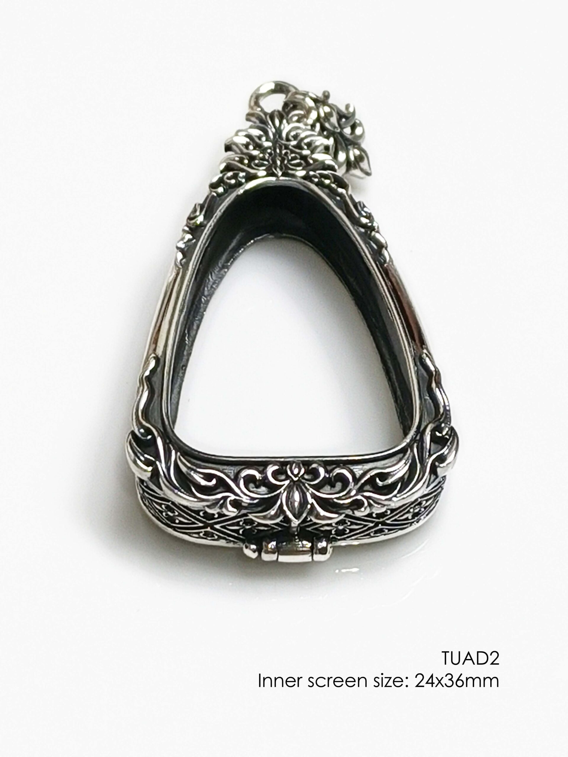 TUAD2Silver925 LP Tuad amulet casing inner screen size 24x36mm - Image 13