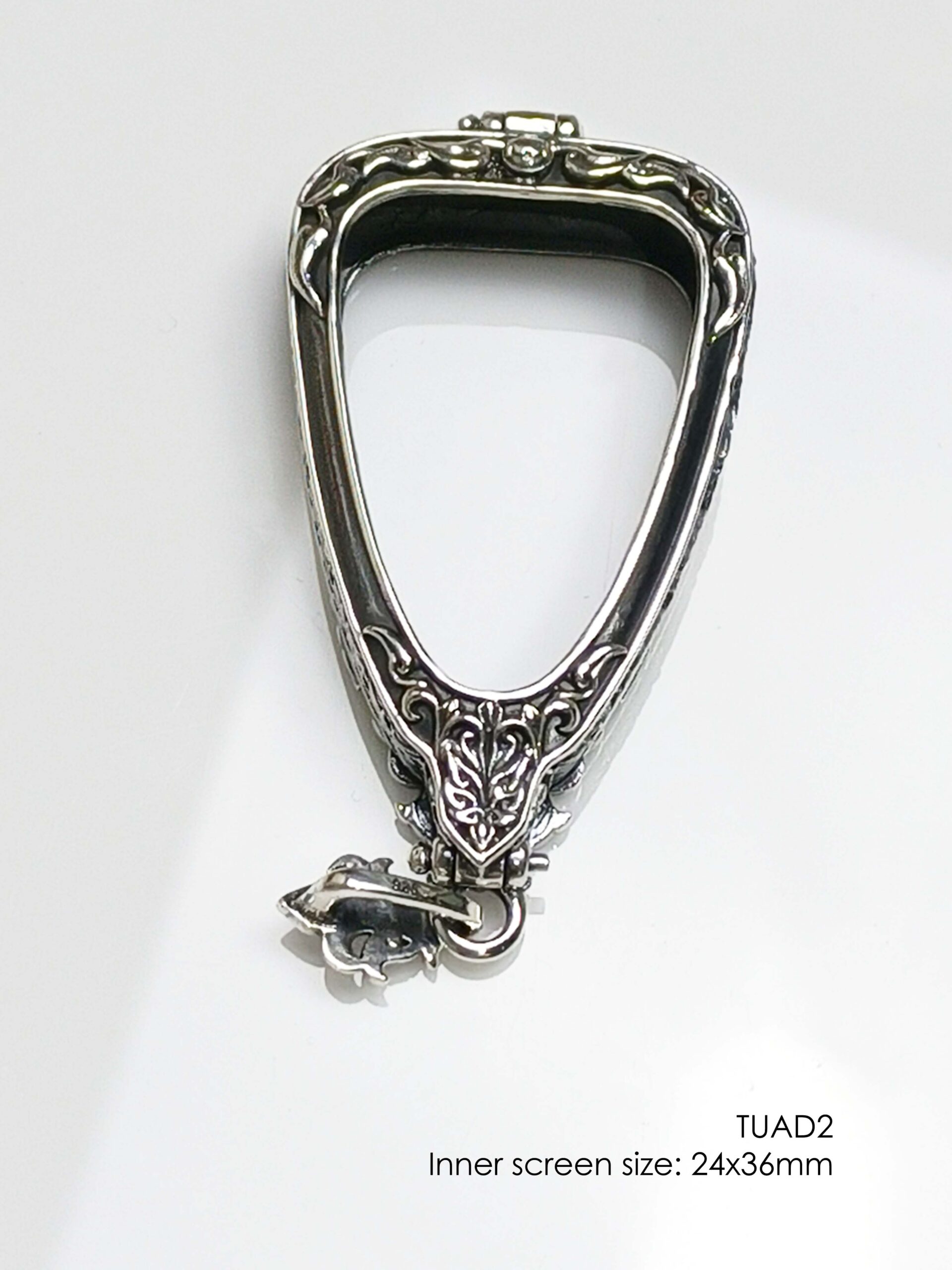 TUAD2Silver925 LP Tuad amulet casing inner screen size 24x36mm - Image 11