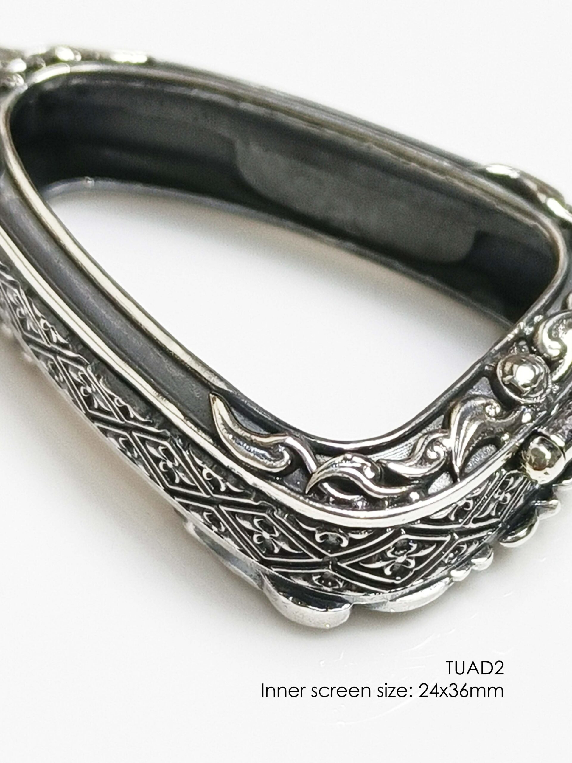 TUAD2Silver925 LP Tuad amulet casing inner screen size 24x36mm - Image 9