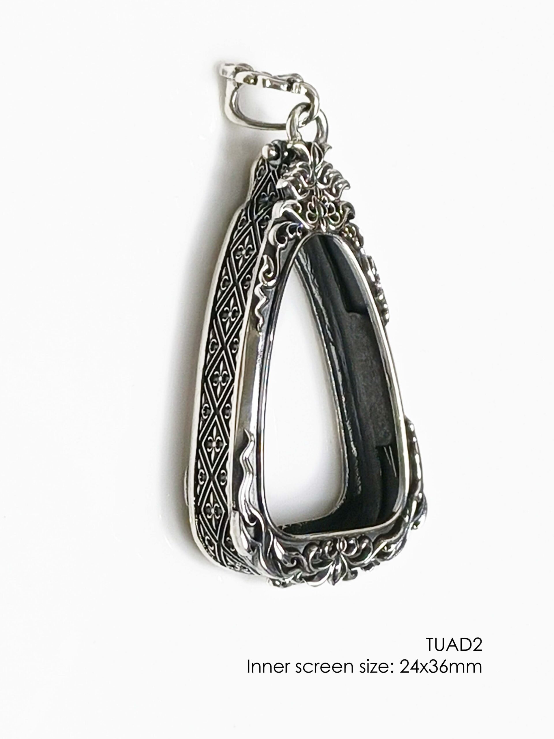 TUAD2Silver925 LP Tuad amulet casing inner screen size 24x36mm - Image 6
