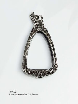 TUAD2Whitebrass LP Tuad amulet casing inner screen size 24x36mm