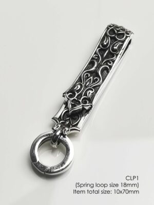 CLP1Silver925 amulets clip size 10x70mm