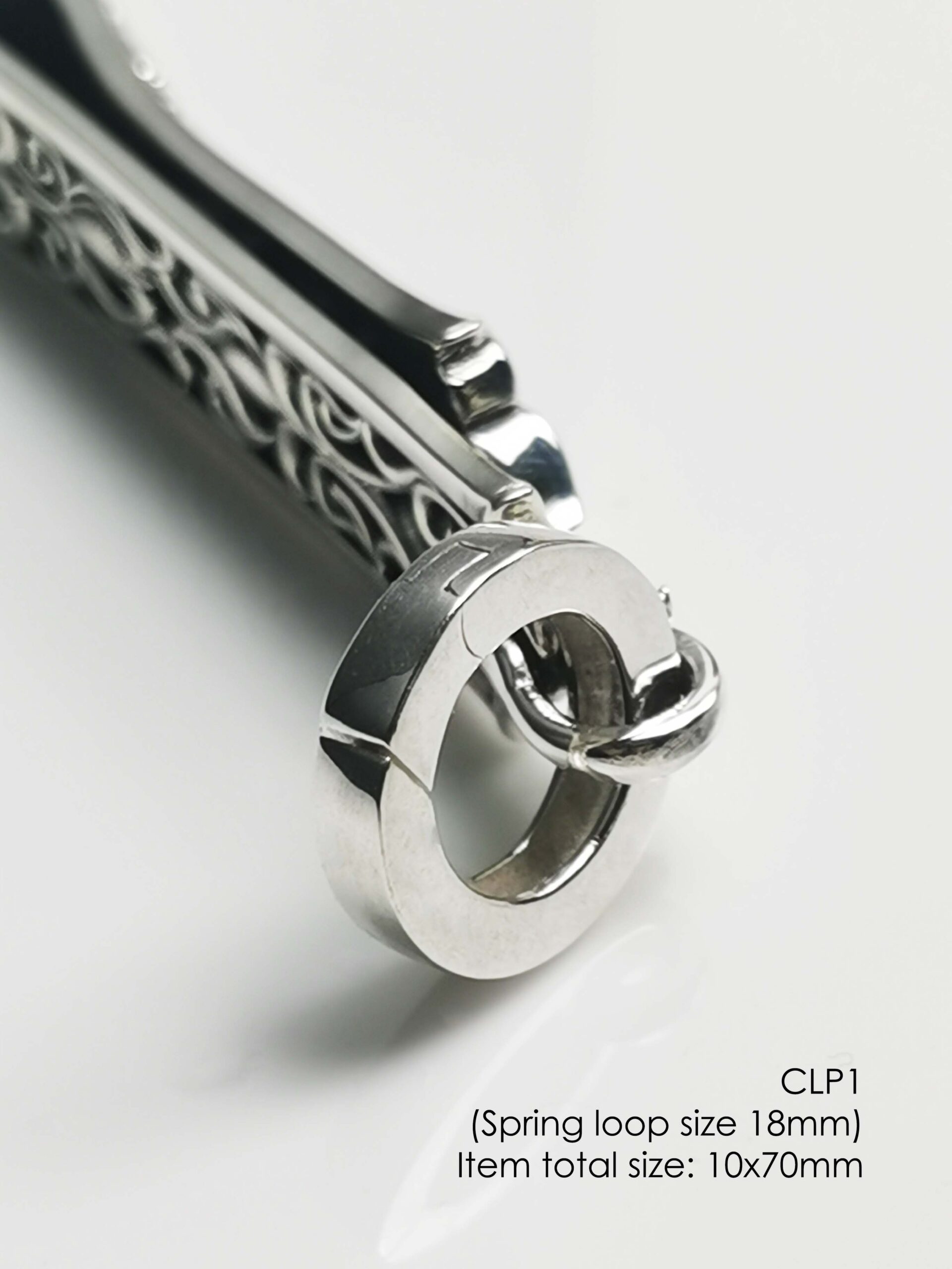 CLP1Silver925 amulets clip size 10x70mm - Image 13