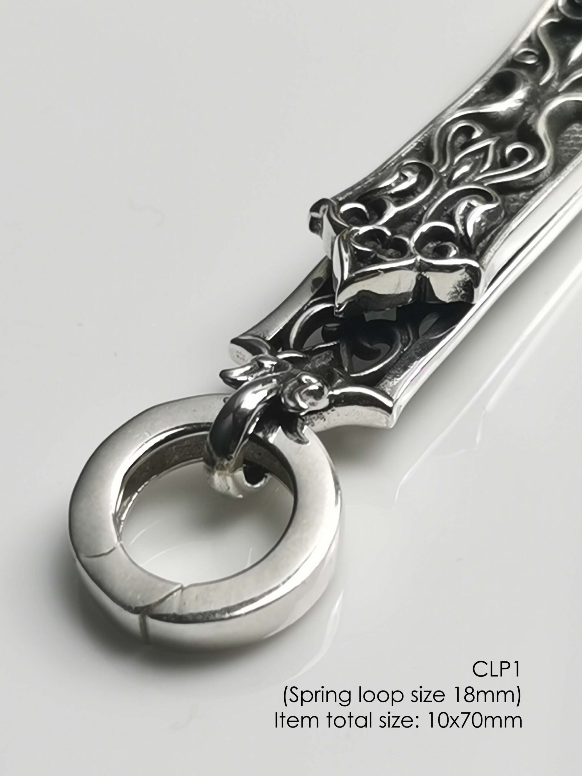 CLP1Silver925 amulets clip size 10x70mm - Image 12