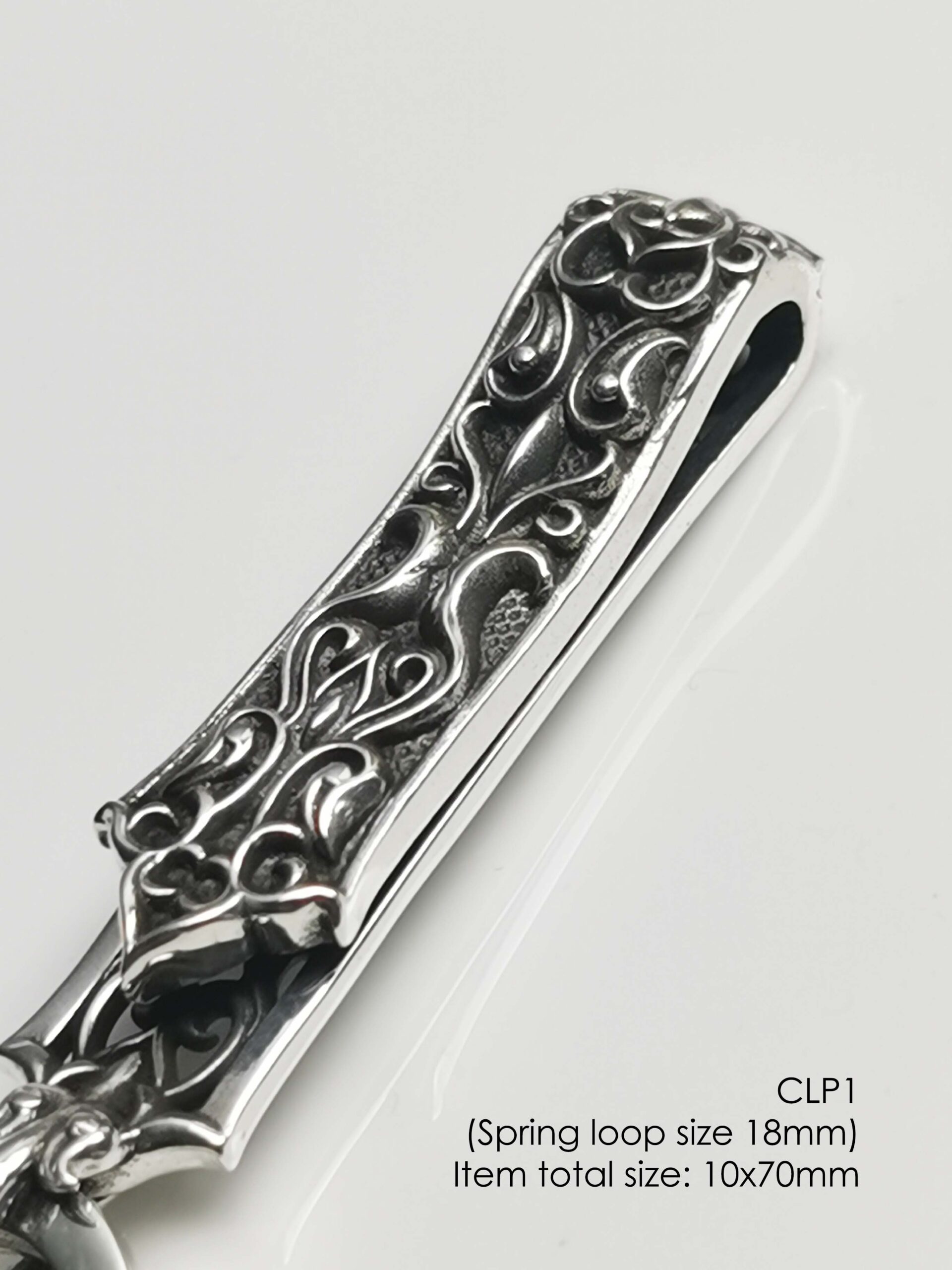 CLP1Silver925 amulets clip size 10x70mm - Image 11